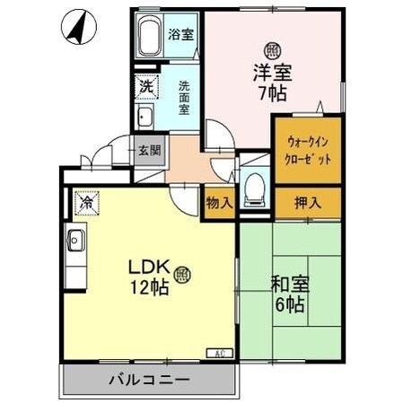 ブランドール横川の物件間取画像